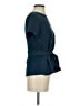 Ann Taylor 100% Polyester Teal Short Sleeve Blouse Size XS (petite) - photo 4
