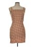Forever 21 Houndstooth Brown Casual Dress Size L - photo 1