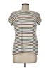 Marine Layer Stripes Ivory Short Sleeve T-Shirt Size M - photo 1