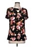 Diana Belle Black Short Sleeve Blouse Size L - photo 1