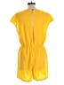 Shein 100% Polyester Solid Yellow Romper Size L - photo 2
