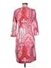 J. McLaughlin Paisley Pink Casual Dress Size M - photo 2