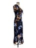 BCX 100% Polyester Print Blue Casual Dress Size M - photo 4