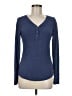 Faded Glory Blue Long Sleeve Henley Size M - photo 1
