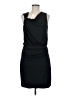 Halston Heritage Solid Black Cocktail Dress Size 8 - photo 1