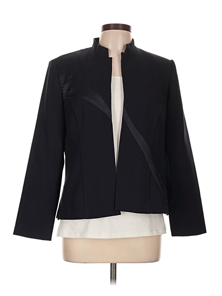 Pre-owned Assorted Brands Blazer Jacket In Blue