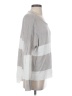 Eileen Fisher 100% Linen Color Block Gray Pullover Sweater Size S - photo 4