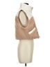 Old Navy 100% Polyester Ivory Faux Fur Vest Size M - photo 4