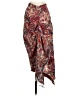 Shein Paisley Red Casual Skirt Size 4 - photo 1