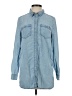 Only Blue Long Sleeve Button-Down Shirt Size EU 34 / US 4 - photo 1