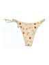Aurelle Print Gold Swimsuit Bottoms Size S - photo 2