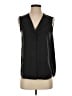 Theory 100% Silk Black Sleeveless Silk Top Size S - photo 1