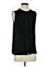 Ann Taylor 100% Polyester Black Sleeveless Blouse Size S - photo 1