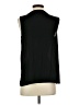 Ann Taylor 100% Polyester Black Sleeveless Blouse Size S - photo 2