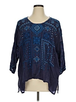 Johnny Was 3/4 Sleeve Blouse