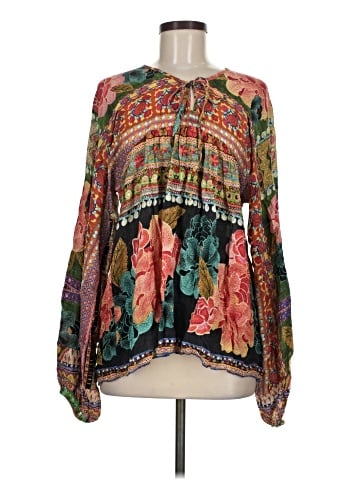 FARM Rio Long Sleeve Blouse (view 1)