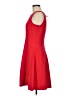 Ann Taylor LOFT Solid Red Casual Dress Size 6 - photo 5