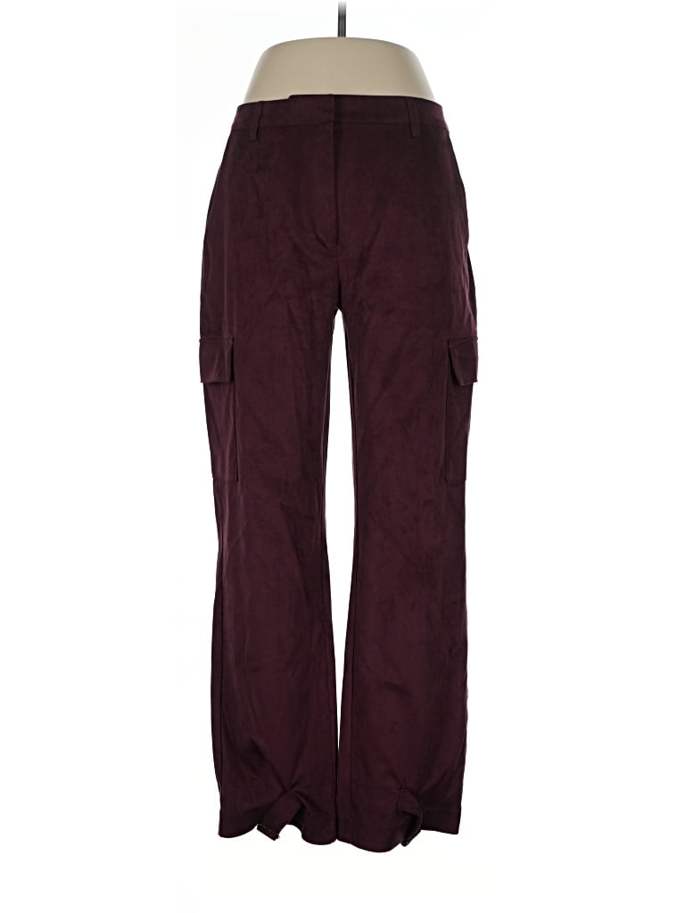 Pre-owned Guess Cargo Pants In Burgundy