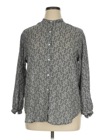 Max Studio Long Sleeve Button-Down Shirt (view 1)