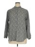 Max Studio Paisley Gray Long Sleeve Button-Down Shirt Size 1X - photo 1