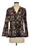 Assorted Brands 100% Cotton Paisley Blue Long Sleeve Blouse Size XS - photo 1