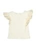 Unbranded 100% Cotton Ivory Short Sleeve Top Size 12-18 mo - photo 2
