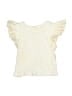 Unbranded 100% Cotton Ivory Short Sleeve Top Size 12-18 mo - photo 1