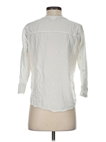 H&M L.O.G.G. 3/4 Sleeve Button-Down Shirt (view 2)