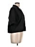 Theory Black 3/4 Sleeve Button-Down Shirt Size L - photo 4