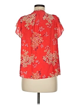 Rebecca Taylor Short Sleeve Silk Top (view 2)