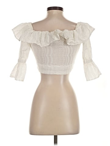 Topshop Short Sleeve Blouse (view 2)