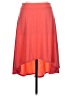 Ambiance Apparel Solid Orange Casual Skirt Size L - photo 1