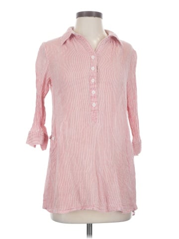 Piko 3/4 Sleeve Button-Down Shirt (view 1)