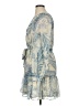 BCBG 100% Polyester Paisley Blue Cocktail Dress Size 14 - photo 5