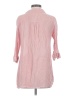 Piko 100% Cotton Pink 3/4 Sleeve Button-Down Shirt Size 2 - photo 2