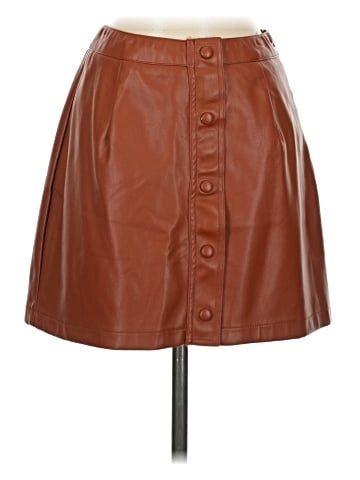 Lulus Faux Leather Skirt (view 1)