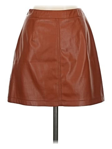 Lulus Faux Leather Skirt (view 2)