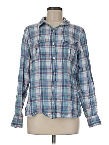 L.L.Bean Long Sleeve Button-Down Shirt (view 1)