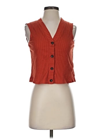 Madewell Pointelle Button-Front Crop Tank (view 1)