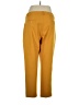 NANETTE Nanette Lepore Solid Yellow Casual Pants Size 14 - photo 2