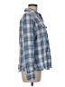 L.L.Bean Plaid Blue Long Sleeve Button-Down Shirt Size M - photo 4