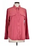 Eddie Bauer Solid Burgundy Long Sleeve Blouse Size L - photo 1