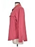 Eddie Bauer Solid Burgundy Long Sleeve Blouse Size L - photo 5