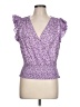 1.State 100% Cotton Purple Sleeveless Blouse Size L - photo 1