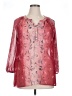 Style&Co 100% Polyester Pink 3/4 Sleeve Blouse Size XL - photo 1