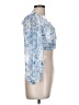 Windsor 100% Polyester Blue 3/4 Sleeve Blouse Size L - photo 4
