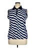 Tail Blue Sleeveless Blouse Size XL - photo 1