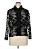 Virgo Black 3/4 Sleeve Blouse Size 14 Petite - photo 1