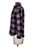 BeachLunchLounge 100% Rayon Plaid Red Long Sleeve Button-Down Shirt Size XS - photo 5