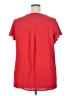 Fantaslook 100% Polyester Red Short Sleeve Blouse Size 2X - photo 2